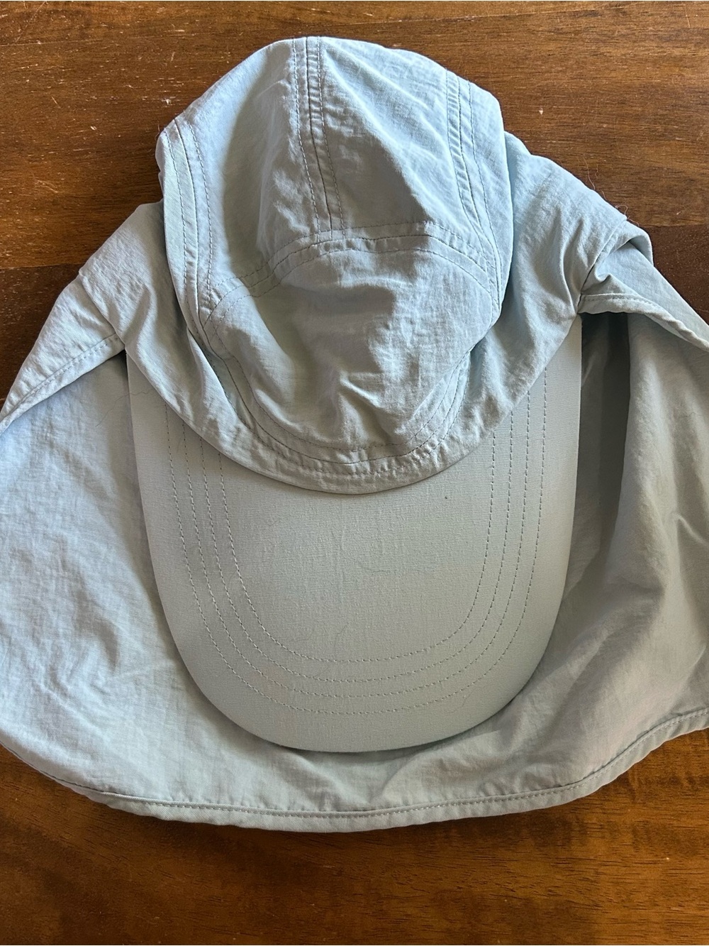 Patagonia Light Gray Cap with Brimmed hood